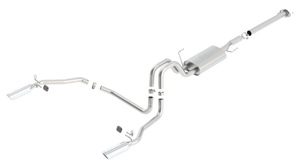 Borla Catback Exhaust for 11-14 Ford F-150 5.0L AT 2/4WD - Aggressive ATAK SS