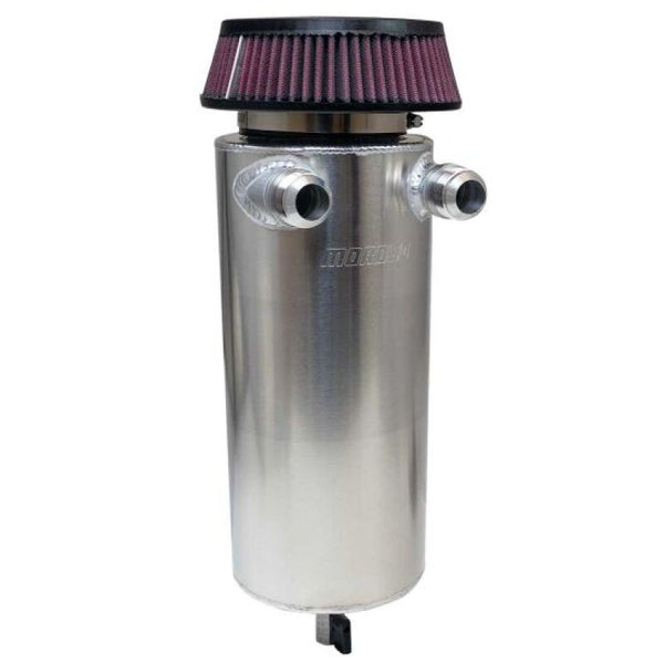 Moroso 6in Diameter Dual -16AN Inlet Aluminum Breather Tank Catch Can