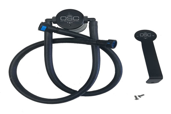 J&L Oil Separator for 12-15 Chevrolet Camaro ZL1 6.2L - Black Anodized