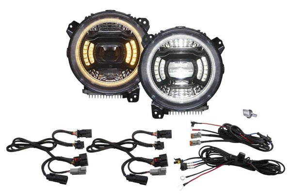 Diode Dynamics Elite Max LED Headlamps for 2018-2023 Jeep JL Wrangler