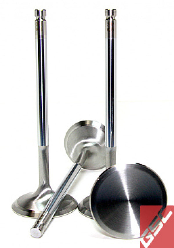 GSC Power Division Chrome Polished Intake Valve Set for Subaru EJ205/EJ207/EJ257 - 37mm Head (+1mm)