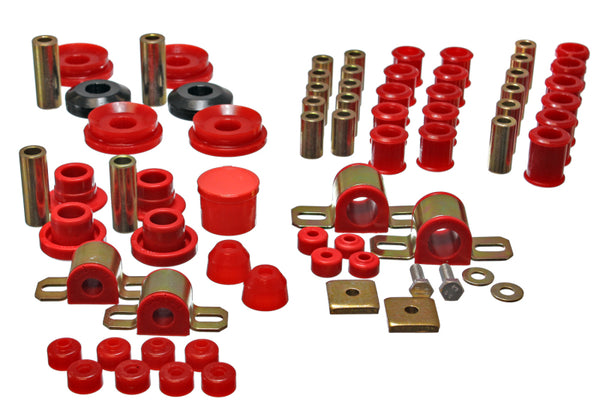 Energy Suspension Hyper-Flex Master Bushing Set for 95-98 Nissan 240SX (S14) - Red