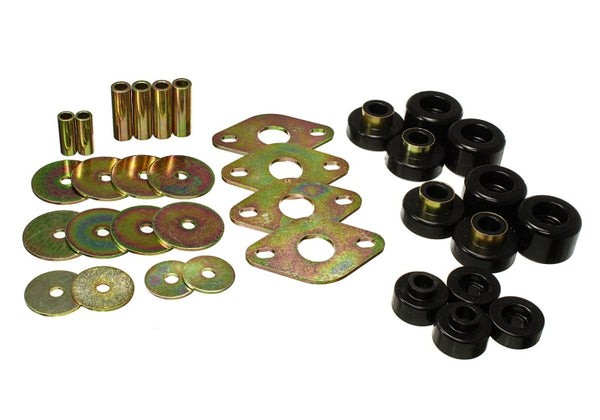 Energy Suspension Body Bushing Mount Set for 01-04 Toyota Tacoma Prerunner - Black