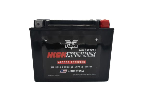 Twin Power YTX-20HL High Performance Battery Replaces H-D 65989-97A Made in USA 310 CCA
