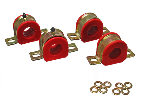 Energy Suspension 1-1/4in GM Greaseable Sway Bar Bushings - Red