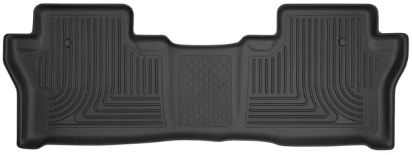 Husky Liners WeatherBeater 2nd Row Black Floor Liners for 2016 Honda Pilot