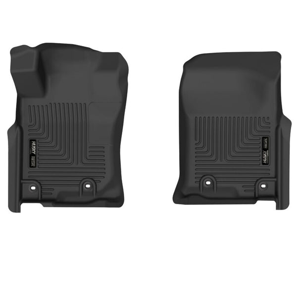 Husky Liners Front Floor Liners for 14-21 Lexus GX460 & 13-21 Toyota 4Runner - Black
