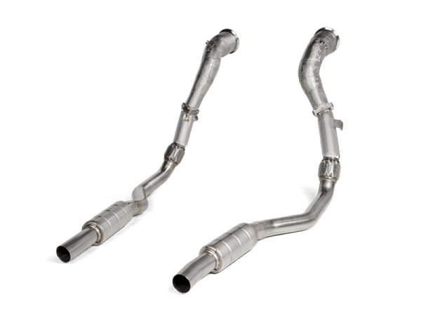 Akrapovic Stainless Steel Downpipe & Link Pipe Set for 2020 Audi RS6 Avant (C8)