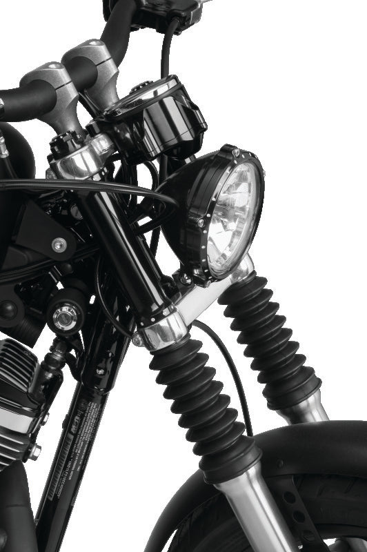 Bikers Choice 39mm Black Short Fork Boots Heavy-Duty Rubber