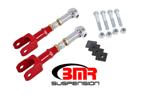BMR S550 Mustang 15-17 Rear Adjustable Toe Rods - Red