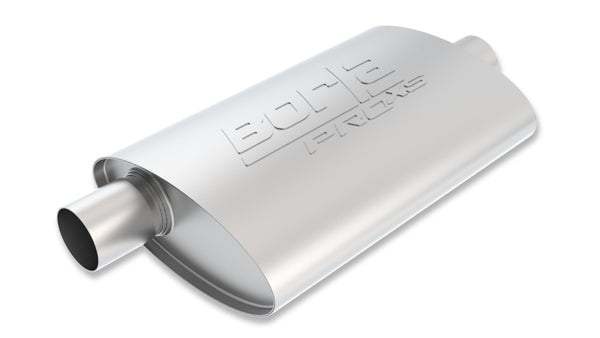 Borla ProXS Muffler - Universal 2.25in Inlet/Outlet, Oval, 14in x 4in x 9.5in