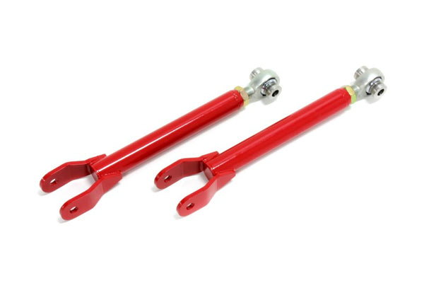 BMR Suspension 10-15 5th Gen Camaro Red Rear Trailing Arms with Adjustable Rod Ends