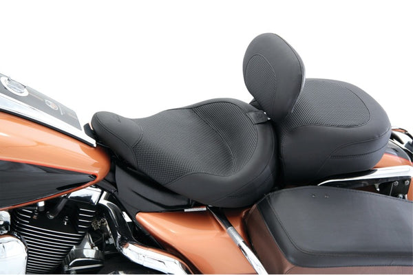 Mustang 83-21 Harley Electra Glide,Rd King Police Standard Touring Passenger Seat Textured - Black