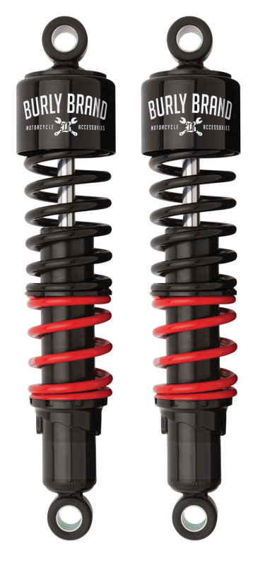 Burly Brand 13in Stiletto Shocks for Harley-Davidson Touring - Black