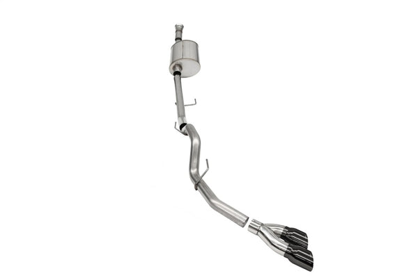 Corsa 2021-2025 Ford F-150 SuperCab/6.5in Bed 5.0L V8 Sport Cat-Back Single Side Exit-Black PVD
