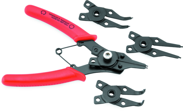 BikeMaster Snap Ring Plier Set Internal & External (4 Jaw Set)