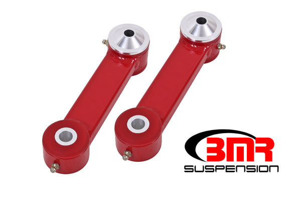 BMR Suspension Polyurethane Rear Lower Control Arms Vertical Link for 15-17 Mustang S550 - Red