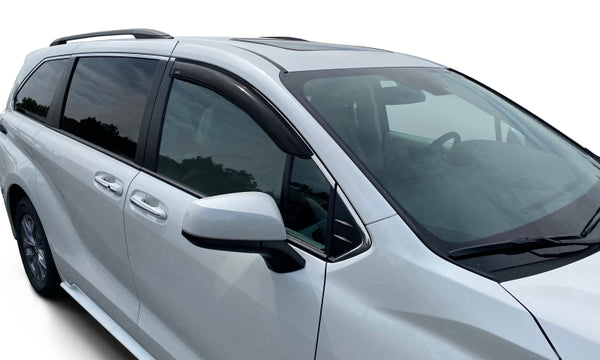 AVS Ventvisor Window Deflectors Smoke 2pc 2021-2022 Toyota Sienna LE