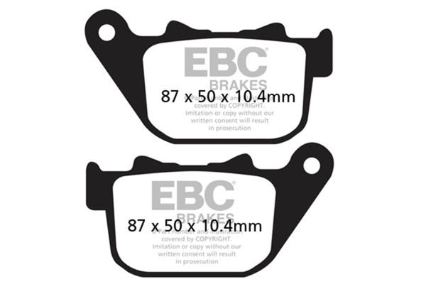EBC 04-10 Harley-Davidson Sportster XL 883 Standard Rear Right FA-SFA-TT-X Brake Pads