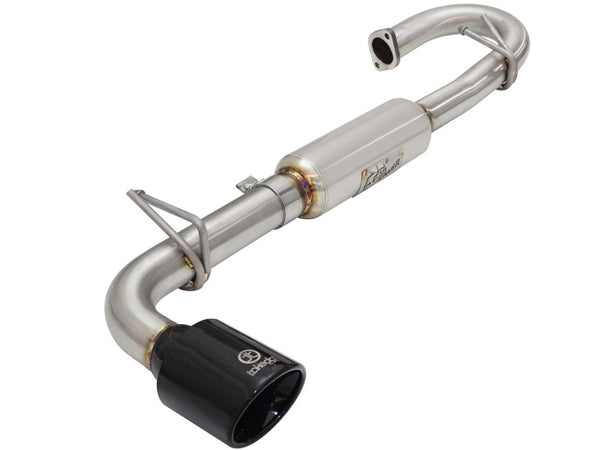 aFe Takeda Axle-Back Exhaust for 2011-2016 Scion tC 2.5L with Black Tip
