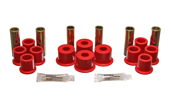 Energy Suspension Rear Leaf Spring Bushing Set for 81-96 Ford F100/F150 2WD - Red