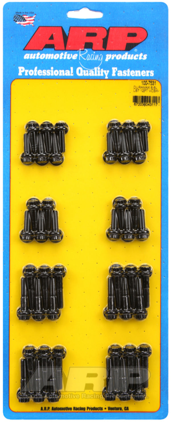 ARP Valve Cover Bolt Kit - Chevy Duramax 6.6L LB7 - 12-Point