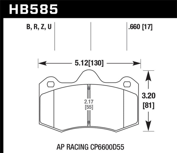 Hawk Performance HPS Ceramic Brake Pads - High Performance for Street Vehicles