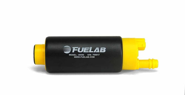 Fuelab 494 High Output In-Tank Electric Fuel Pump - 340 LPH Center Outlet