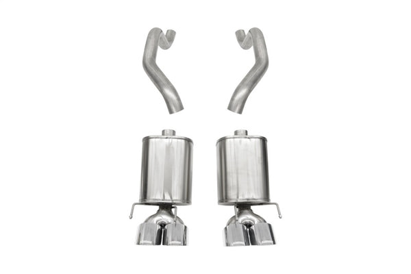 Corsa 2005-2007 Chevrolet Corvette (C6) 6.0L/6.2L Polished Sport Axle-Back Exhaust w/4.5in Tips