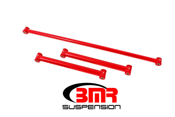 BMR Suspension 82-02 3rd Gen F-Body Non-Adjustable Rear Suspension Kit - Polyurethane - Red