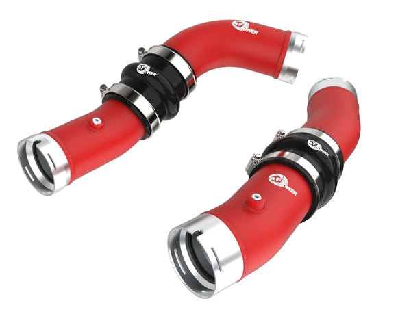 aFe BladeRunner 2.5in & 3in Aluminum Charge Pipe Kit for 2024+ Toyota Tacoma - Red