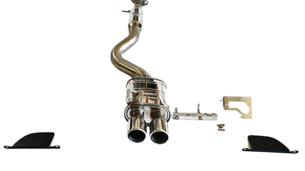 Invidia Q300 Cat-Back Exhaust for 2022+ Toyota GR Corolla - Rolled S.S. Tips