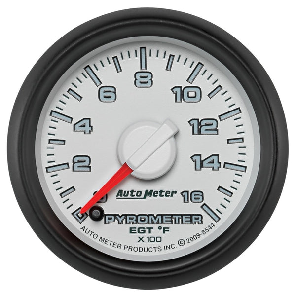 AutoMeter 52.4mm Full Sweep Electronic EGT Gauge 01600F