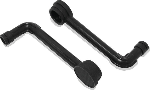 Bikers Choice Air Cleaner Breather Tube (Pair) for 19931999 Softail & 19932003 XL Models