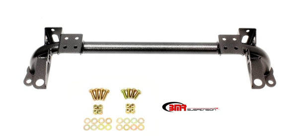 BMR Radiator Support with Sway Bar Mount for 2005-2014 Mustang - Black Hammertone