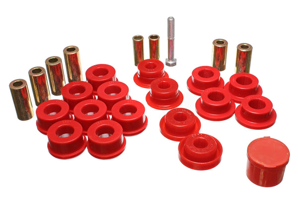Energy Suspension Front Control Arm Bushings - Red