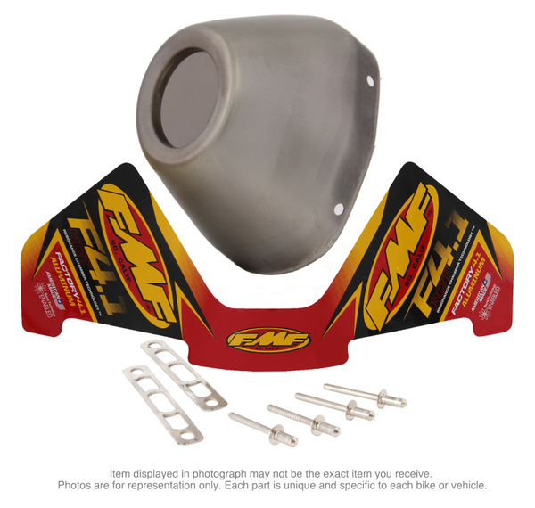 FMF Racing RCT SS Replacement End Cap Kit for Mufflers