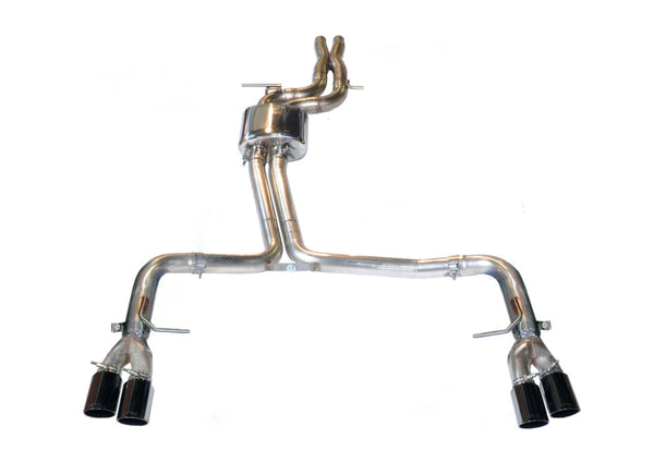 AWE Tuning Track Edition Catback Exhaust for Audi B8.5 S4 3.0T 102mm Diamond Black Tips
