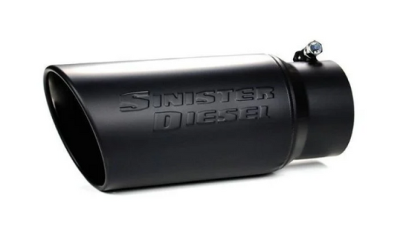 Sinister Diesel Black Ceramic Coated Stainless Steel Exhaust Tip (4in to 6in)
