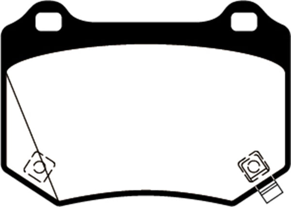 EBC Bluestuff Rear Brake Pads for 2018+ Subaru WRX STI 2.5L Turbo