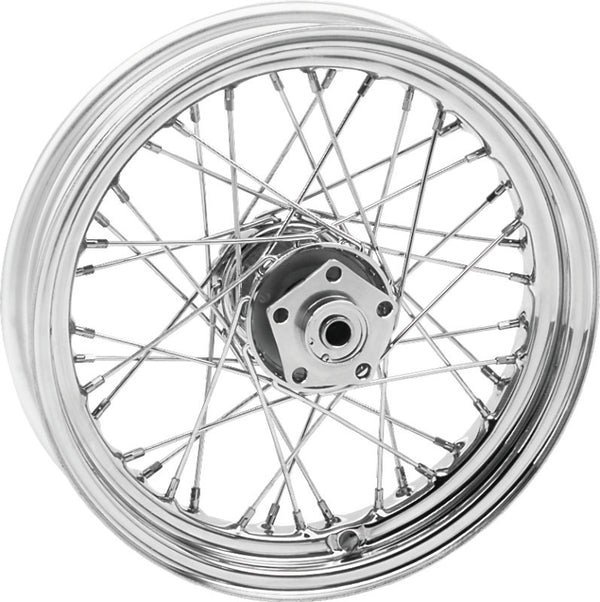Bikers Choice Chrome Dual Flange Cast Wheel 16in - Harley-Davidson FL/FX (1973-1983)