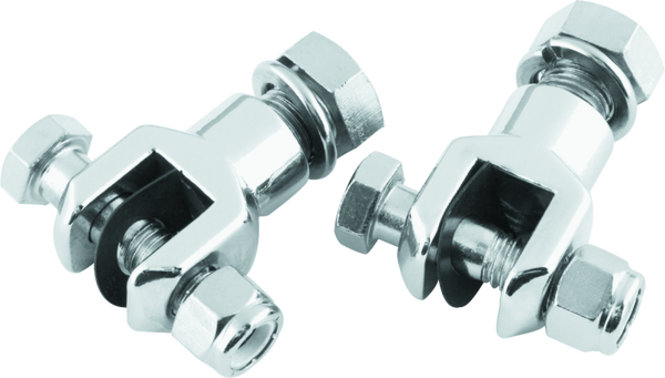 Bikers Choice L72-98 BT & XL Chrome Footpeg Clevis w/ Hardware