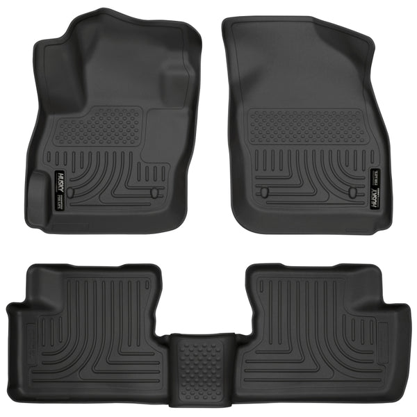 Husky Liners 2010-2012 Mazda 3 WeatherBeater Floor Liners - Black