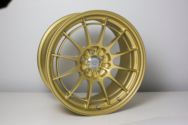 Enkei NT03+M Gold Wheel 18x9.5 5x100 40mm Offset