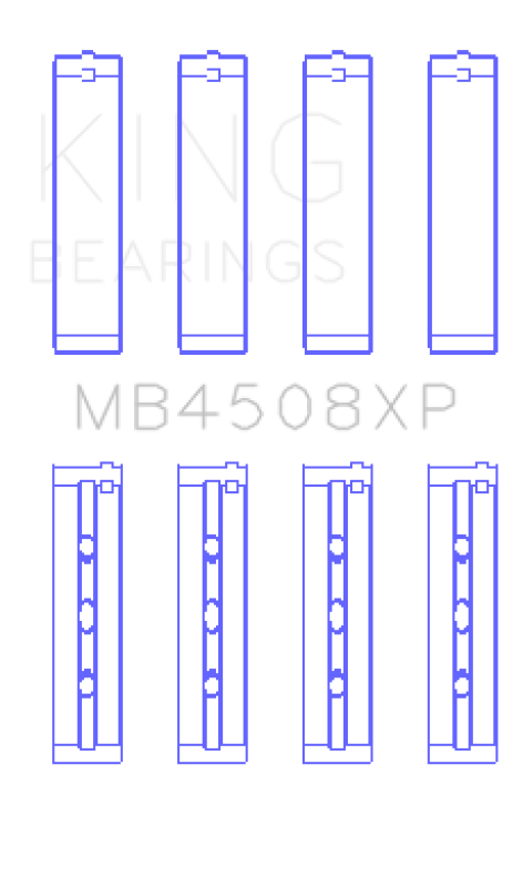 King Engine Bearings Honda J30/J35 Main Bearing Set