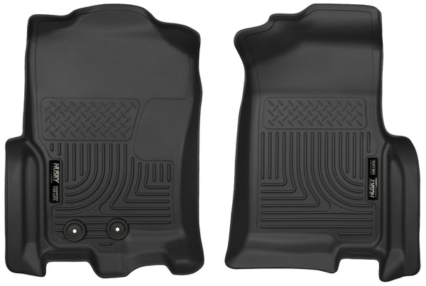 Husky Liners 2011-2017 Ford Expedition X-Act Contour Front Black Floor Liners