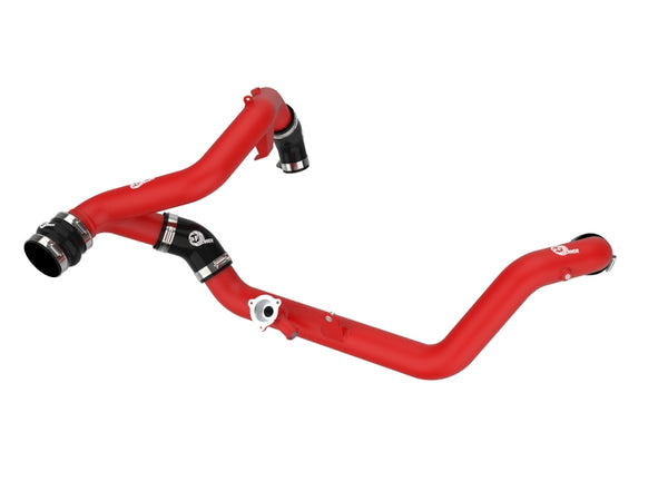 aFe Bladerunner 2-1/4 IN Aluminum Hot Charge Pipe for 2020-2023 Ford Explorer/Explorer ST - Red