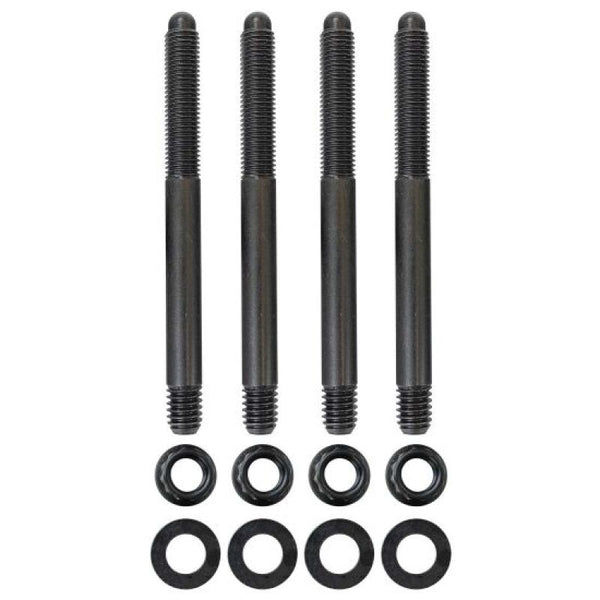 Moroso 5/16in-24 x 3.5in Long 12-Point Nuts Carburetor Stud Kit