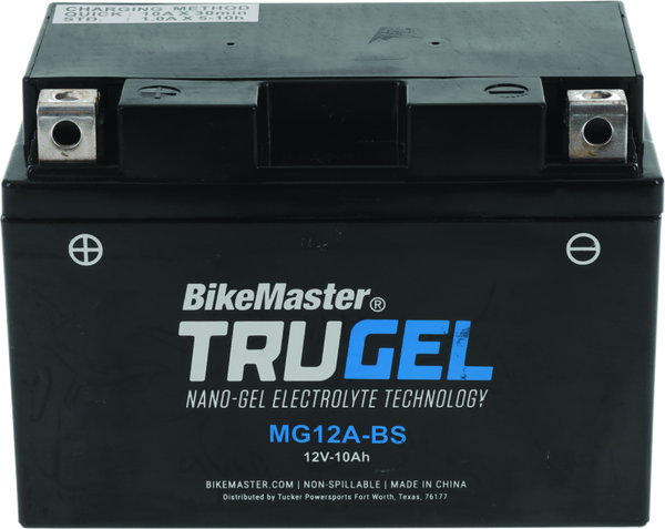 BikeMaster TruGel Battery - MG12A-BS