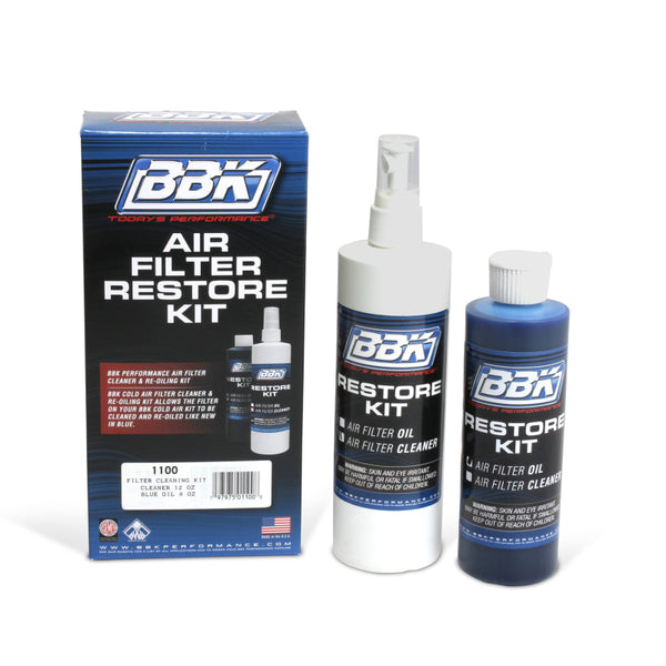 BBK Cold Air Filter Cleaner & Re-Oil Recharge Kit